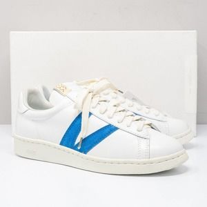 visvim Corda Folk White/Blue Leather Sneakers Mens 9